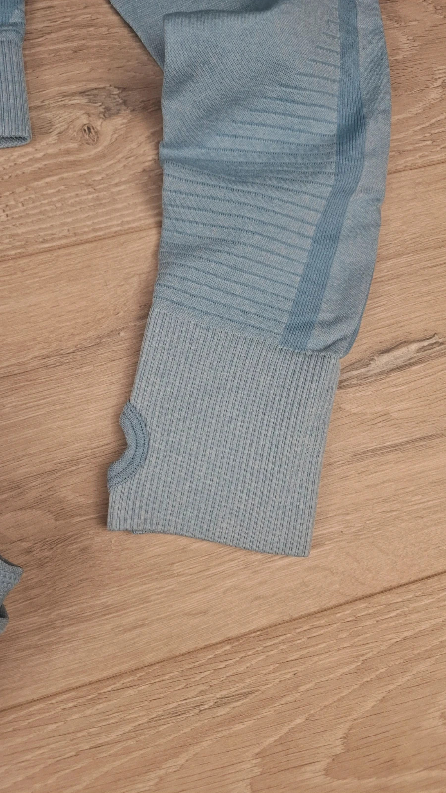 Ensemble Sport 2 Pièces Seamless – Push-Up & Galbant – Bleu Ciel – Taille M – taille M / 38 / 10 3
