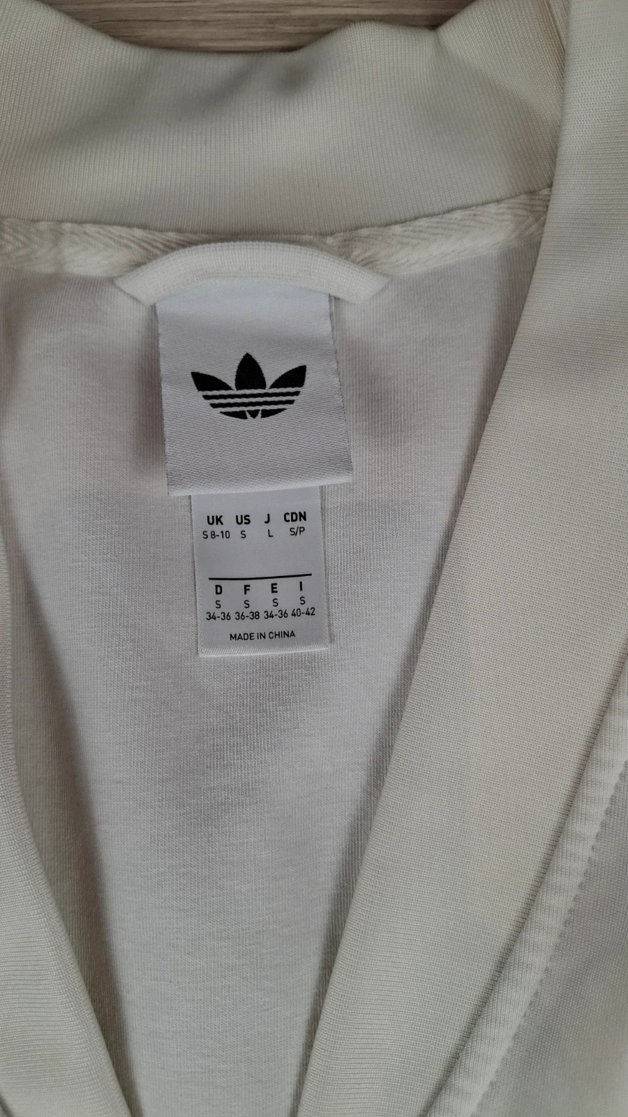 Veste Adidas Originals Firebird Blanche Crop – Taille S/UK 8-10 – adidas Originals – taille S / 36 / 8 3