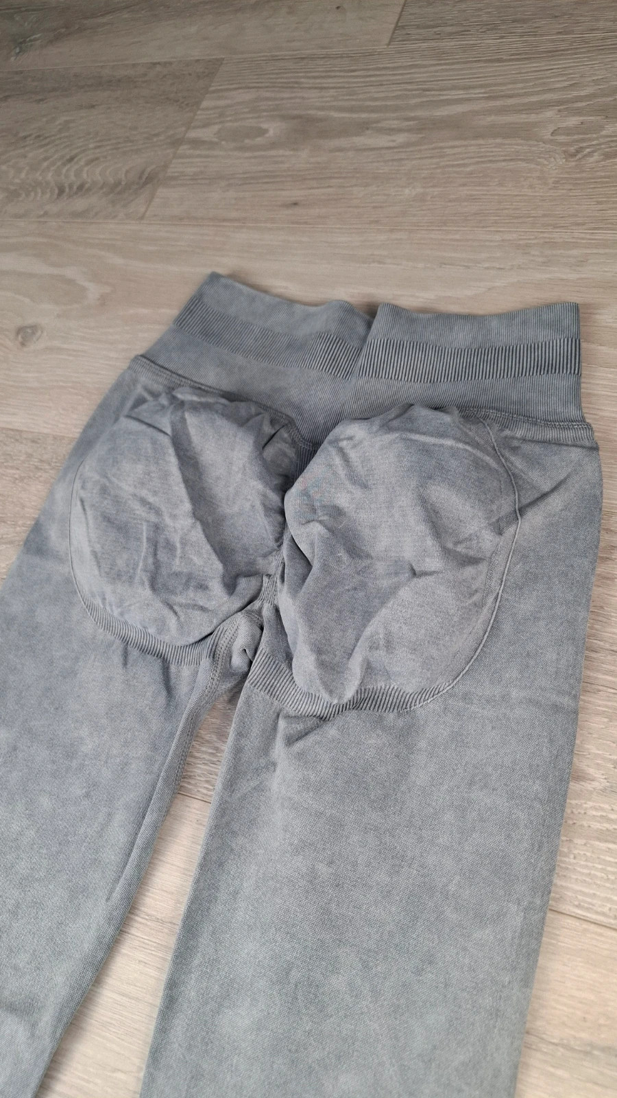 Legging Push-Up Taille Haute Scrunch Butt – Gris Délavé – Taille M – taille M / 38 / 10 3