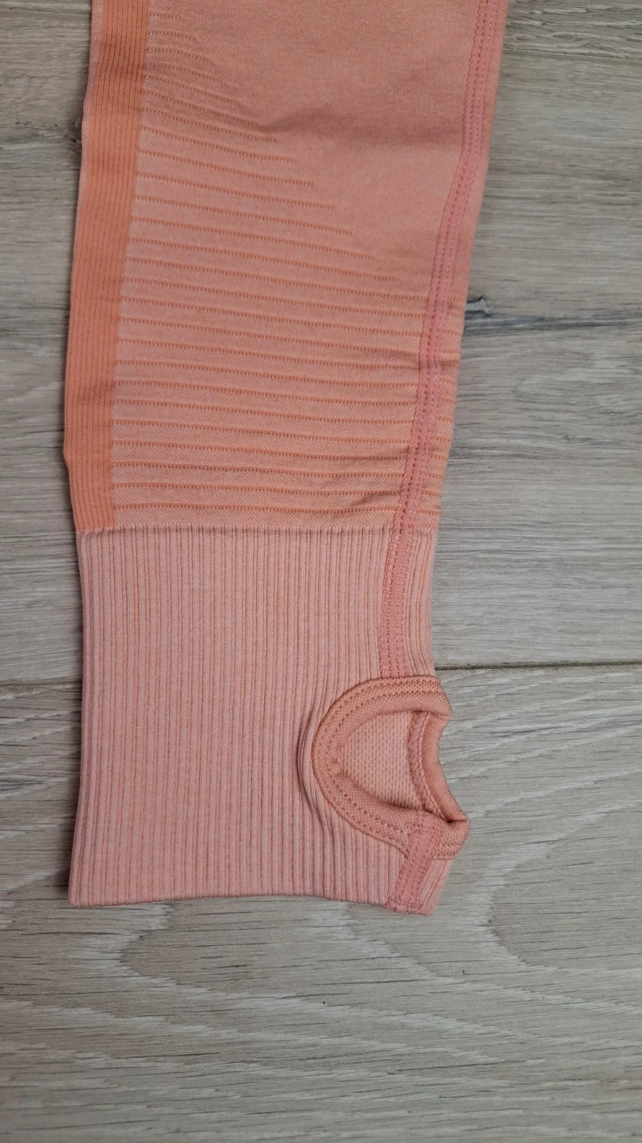 Ensemble Sport 2 Pièces Push-Up Scrunch Butt – Rose Saumon – Taille M – taille M / 38 / 10 3