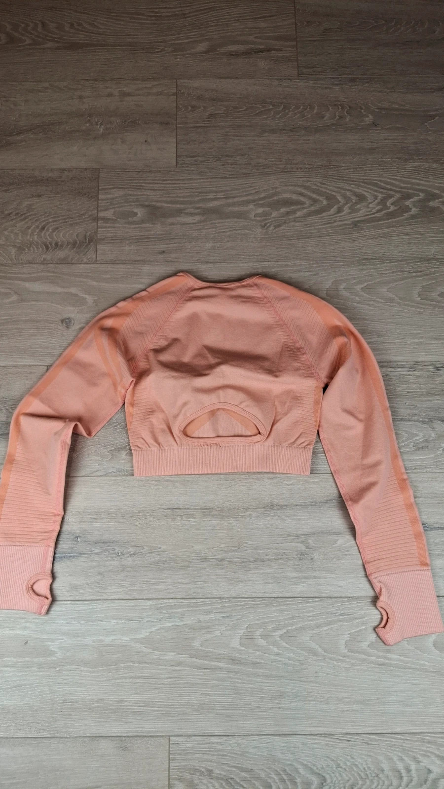 Ensemble Sport 2 Pièces Push-Up Scrunch Butt – Rose Saumon – Taille M – taille M / 38 / 10 4