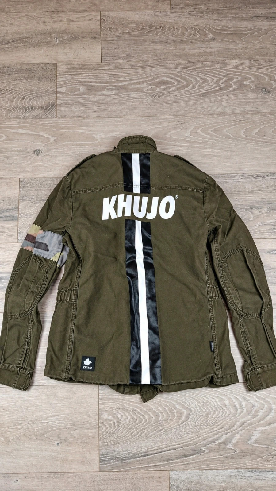 Veste Militaire Khujo Kaki Taille S – Field Jacket Camouflage Vintage - très bon état - portee 1x – khujo – taille S / 36 / 8 2