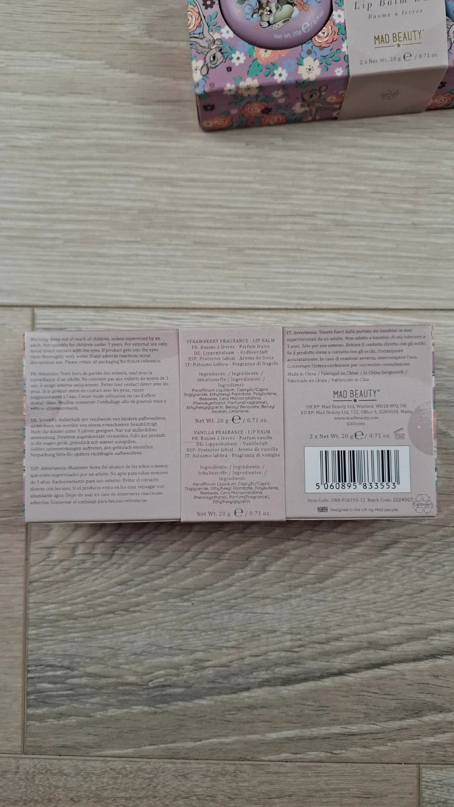 Duo Baumes à Lèvres Disney Bambi Mad Beauty – Neuf – MAD BEAUTY 3