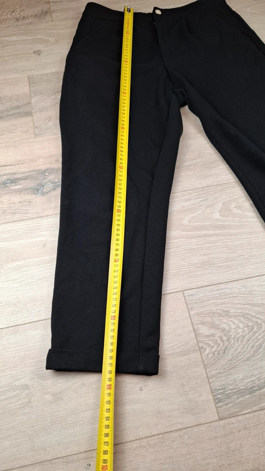 Pantalon Chic Noir SHEIN Petite L – Taille Haute Bouton Perle - très bon état – Shein – taille L / 40 / 12 4