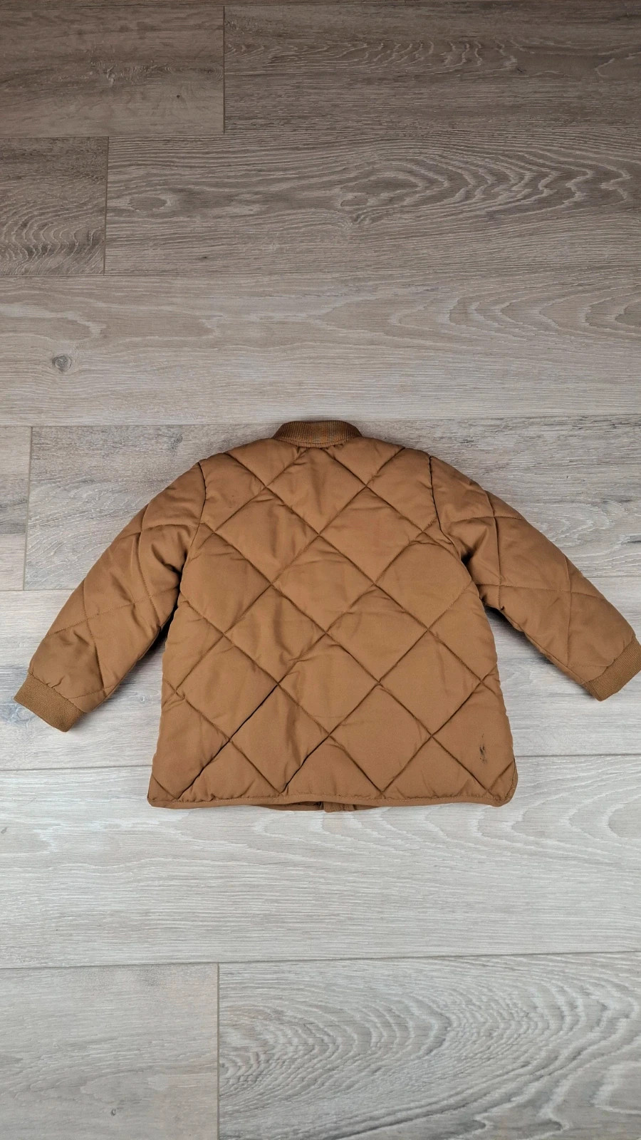 Veste mi- saisons matelassée Camel Bébé 18-24 mois – H&M – taille 18-24 mois / 86 cm 5