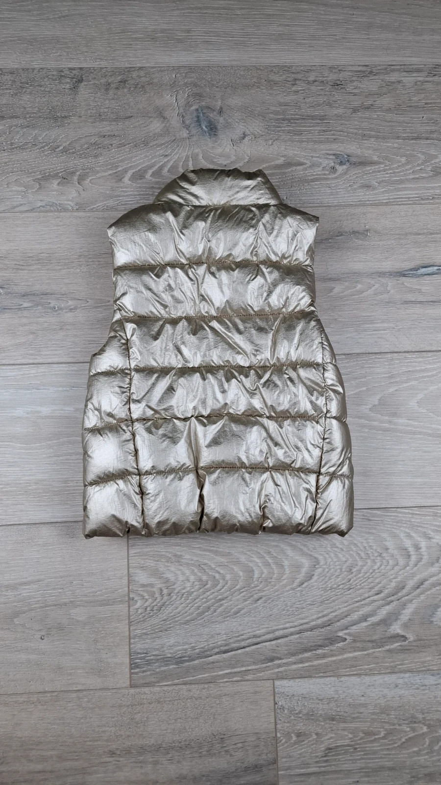 Doudoune sans manches Kiabi doré métallisé fille 4 ans très bon état – Kiabi – taille 4 ans / 104 cm 3
