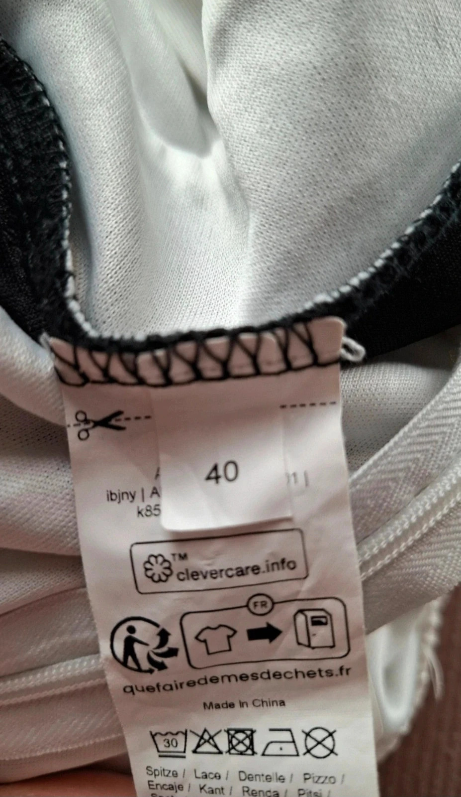 Combinaison élégante noir & dentelle blanche – Anna Field – Taille 40 – Anna Field – taille L / 40 / 12 5