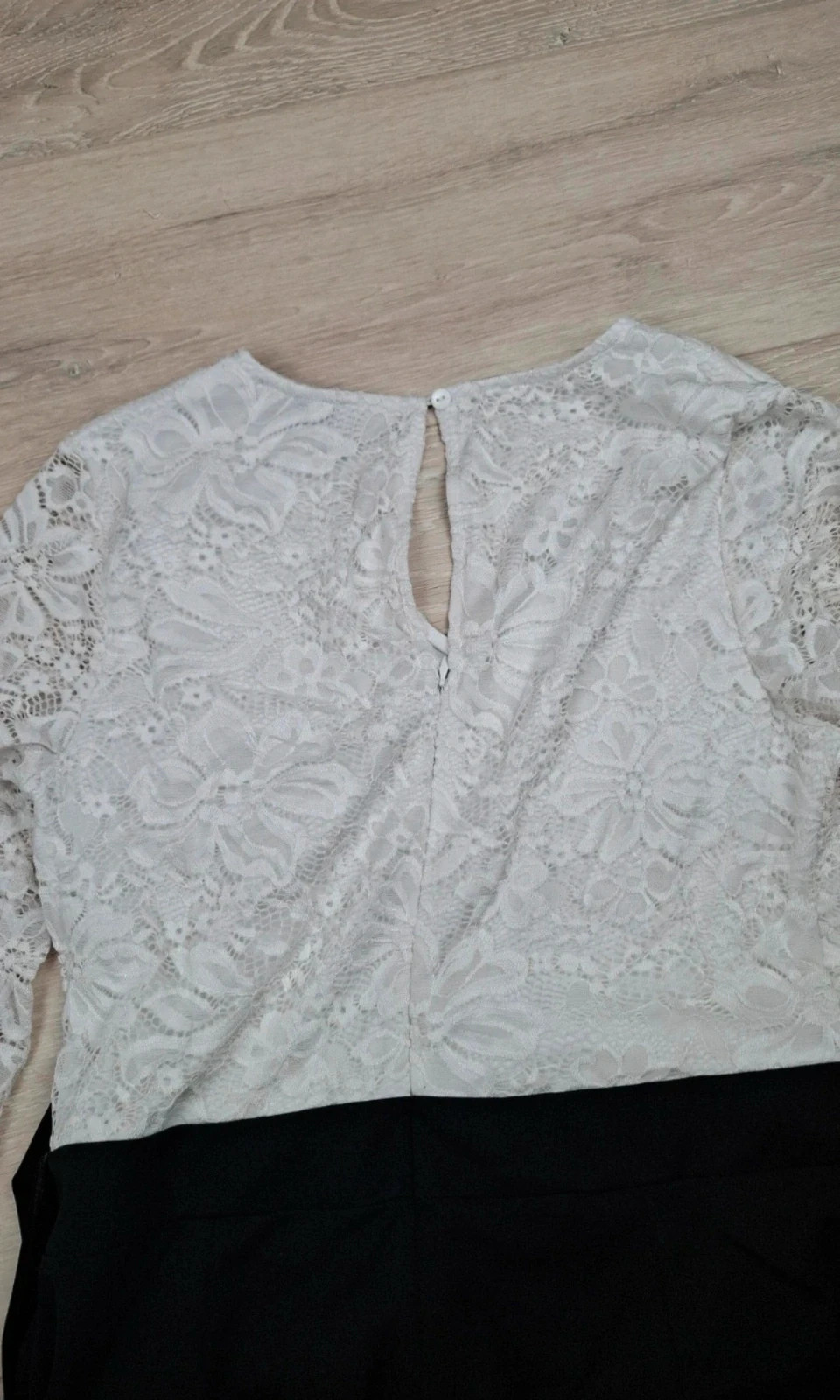 Combinaison élégante noir & dentelle blanche – Anna Field – Taille 40 – Anna Field – taille L / 40 / 12 4