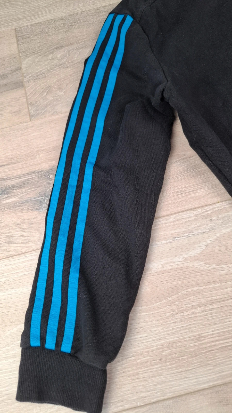 Sweat à Capuche Adidas Noir-Bleu Garçon 11-12 ans – Hoodie – adidas – taille 11 ans / 146 cm 4