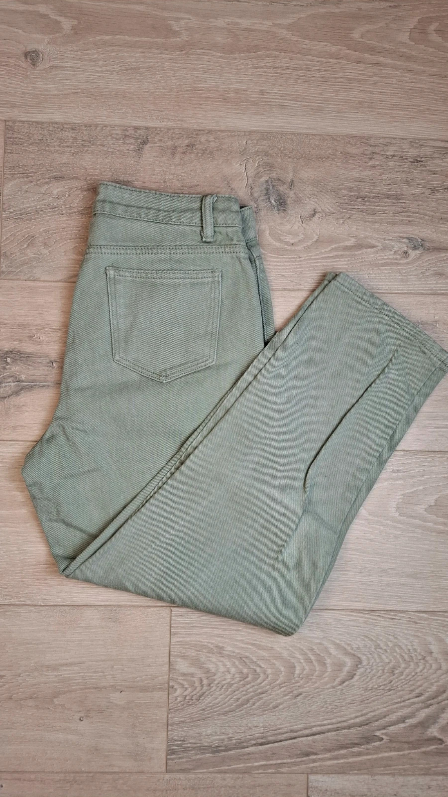 Jean droit vert kaki SHEIN – taille M Petite – coupe droite – Shein – taille M / 38 / 10 3