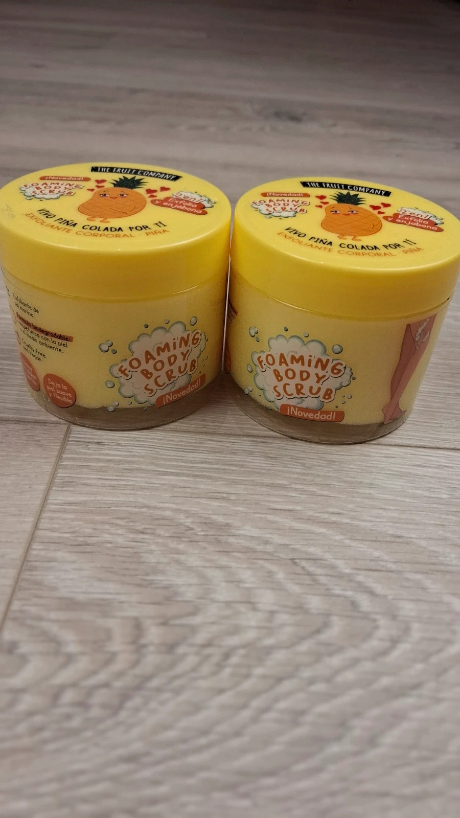 Lot gommages corps ananas The Fruit Company – neufs – exfoliant & savon 2-en-1 – The Fruit Company 4