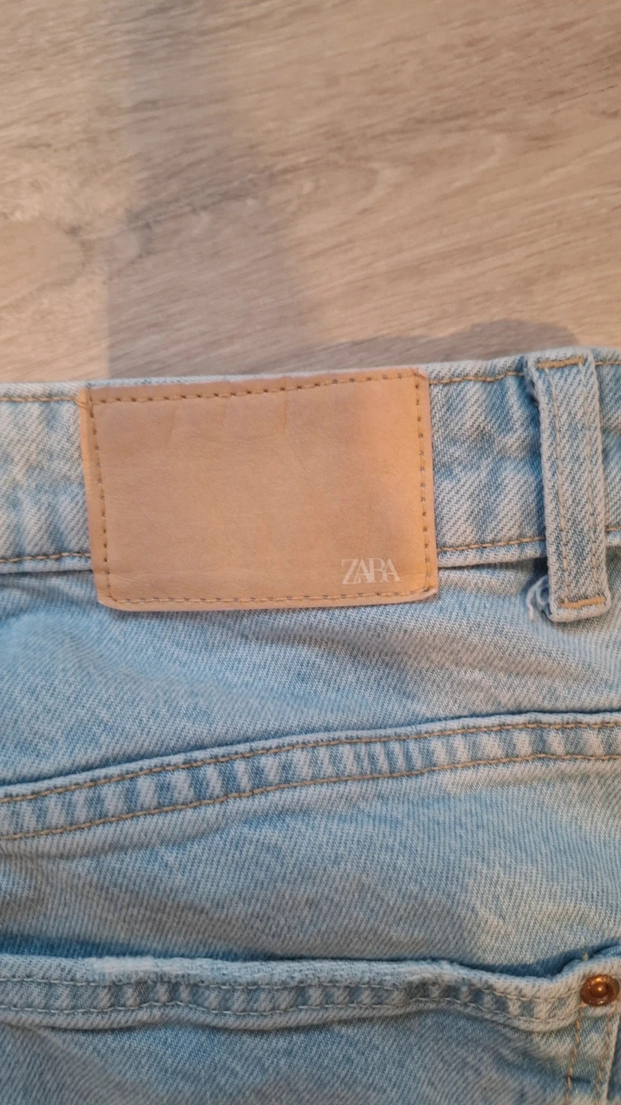 Jean straight taille haute Zara 42 bleu clair – Zara – taille XL / 42 / 14 5