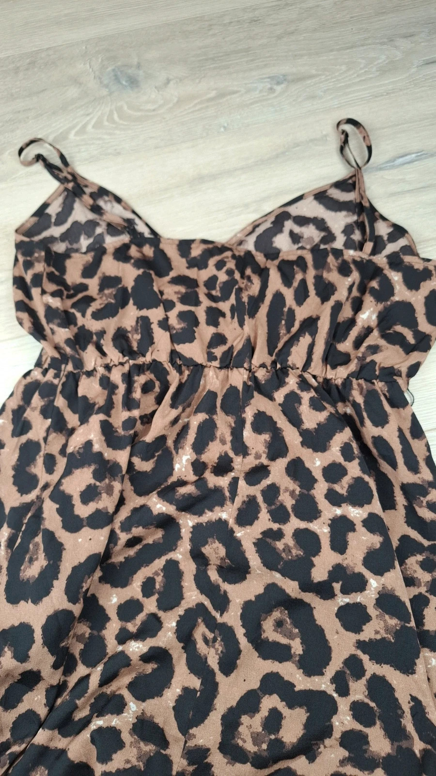 Robe Léopard – Bretelles Fines – Shein Taille M– Style Été Bohème – Shein – taille M / 38 / 10 5