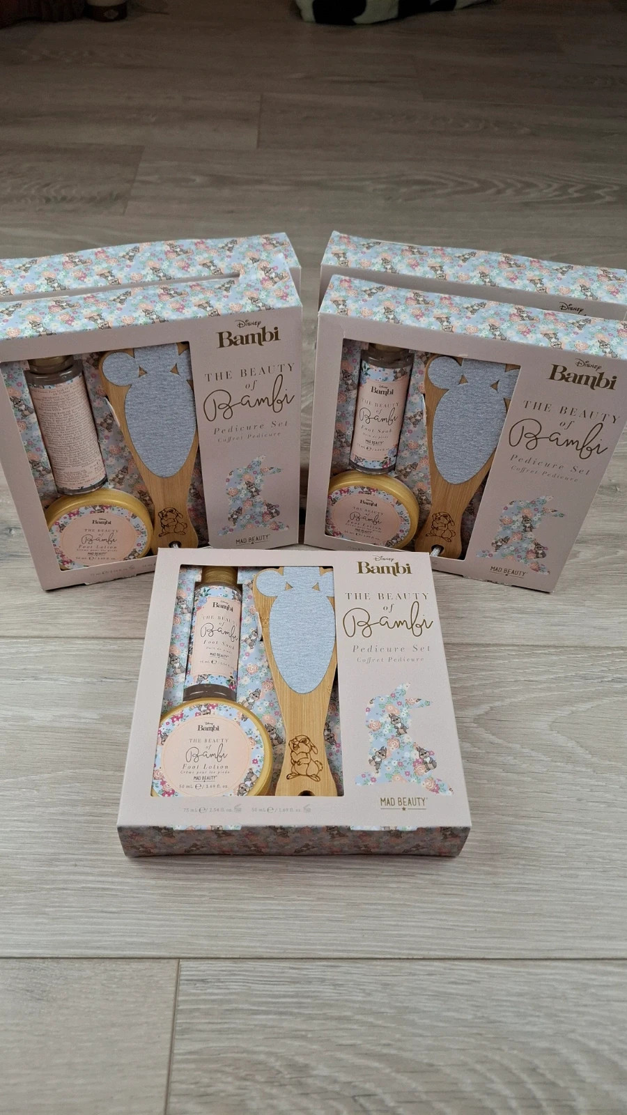 Lot de 5 Coffrets Pédicure Disney Bambi Mad Beauty NEUFS – Idée Cadeau – MAD BEAUTY
