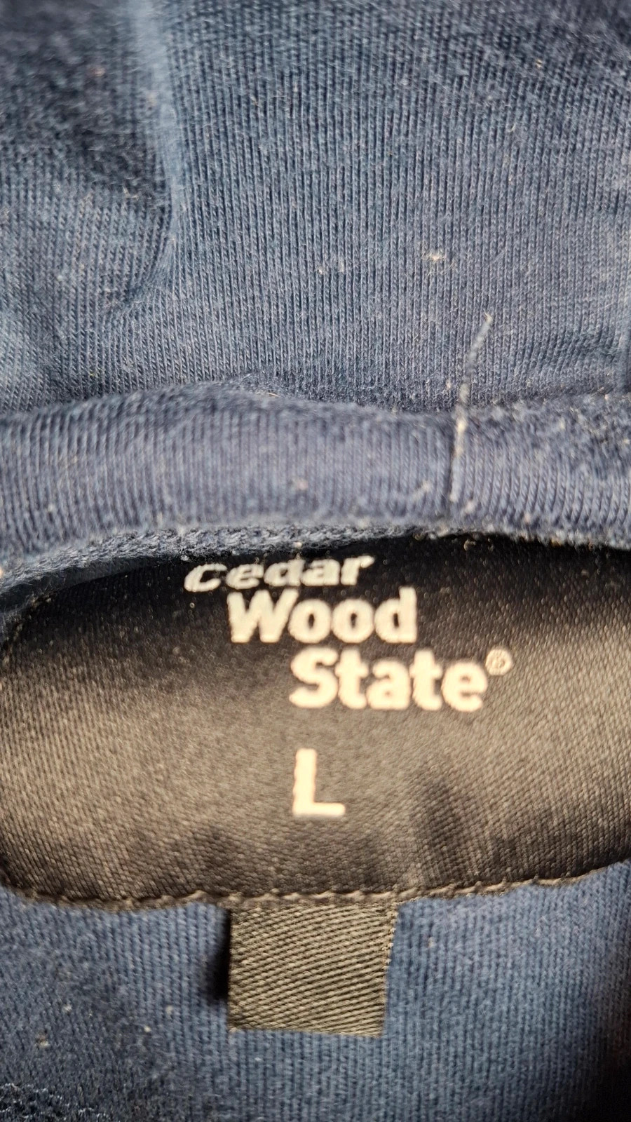 Hoodie Cedar Wood State bleu marine – Taille L – Sweat à capuche – Cedar Wood State – taille L 4