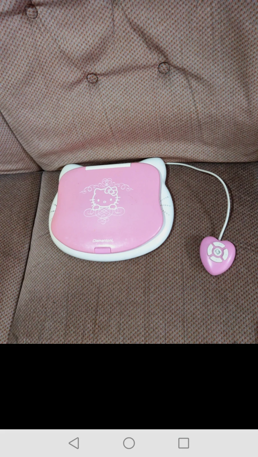 Ordinateur éducatif Hello Kitty rose avec souris