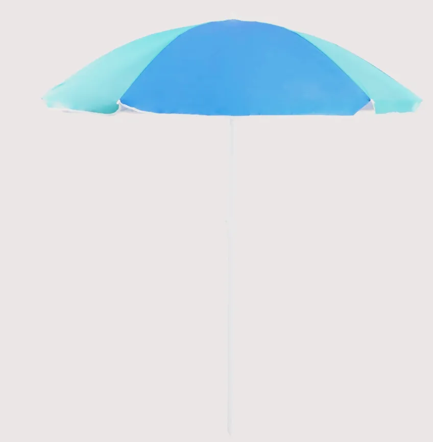 Parasol de plage bicolore avec housse de transport – Action 2