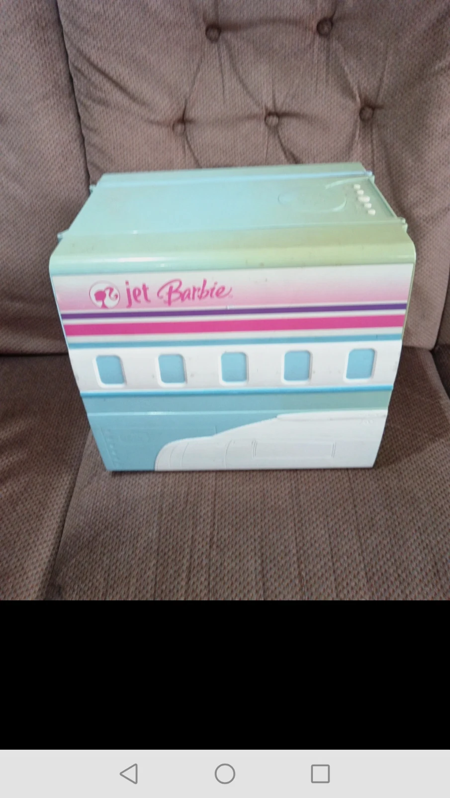 Avion Jet Barbie Mattel dépliable