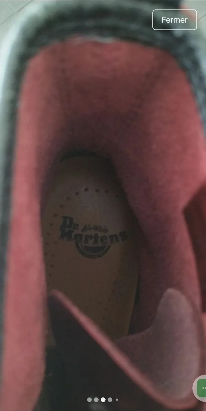 Bottine Doc Martens femme bordeaux  – Doc Martens – taille EU 39 3