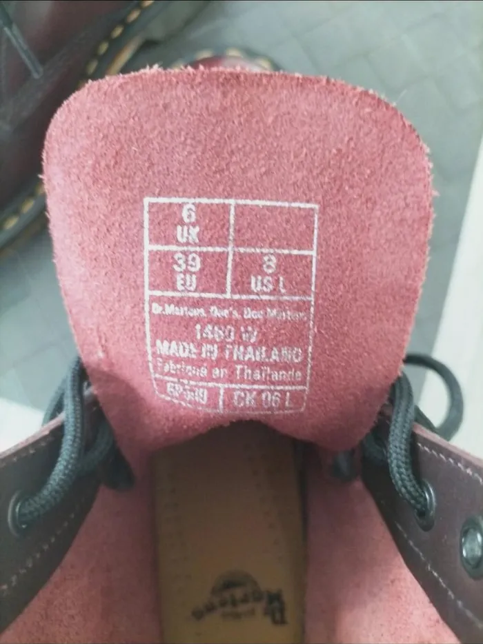 Bottine Doc Martens femme bordeaux  – Doc Martens – taille EU 39 4