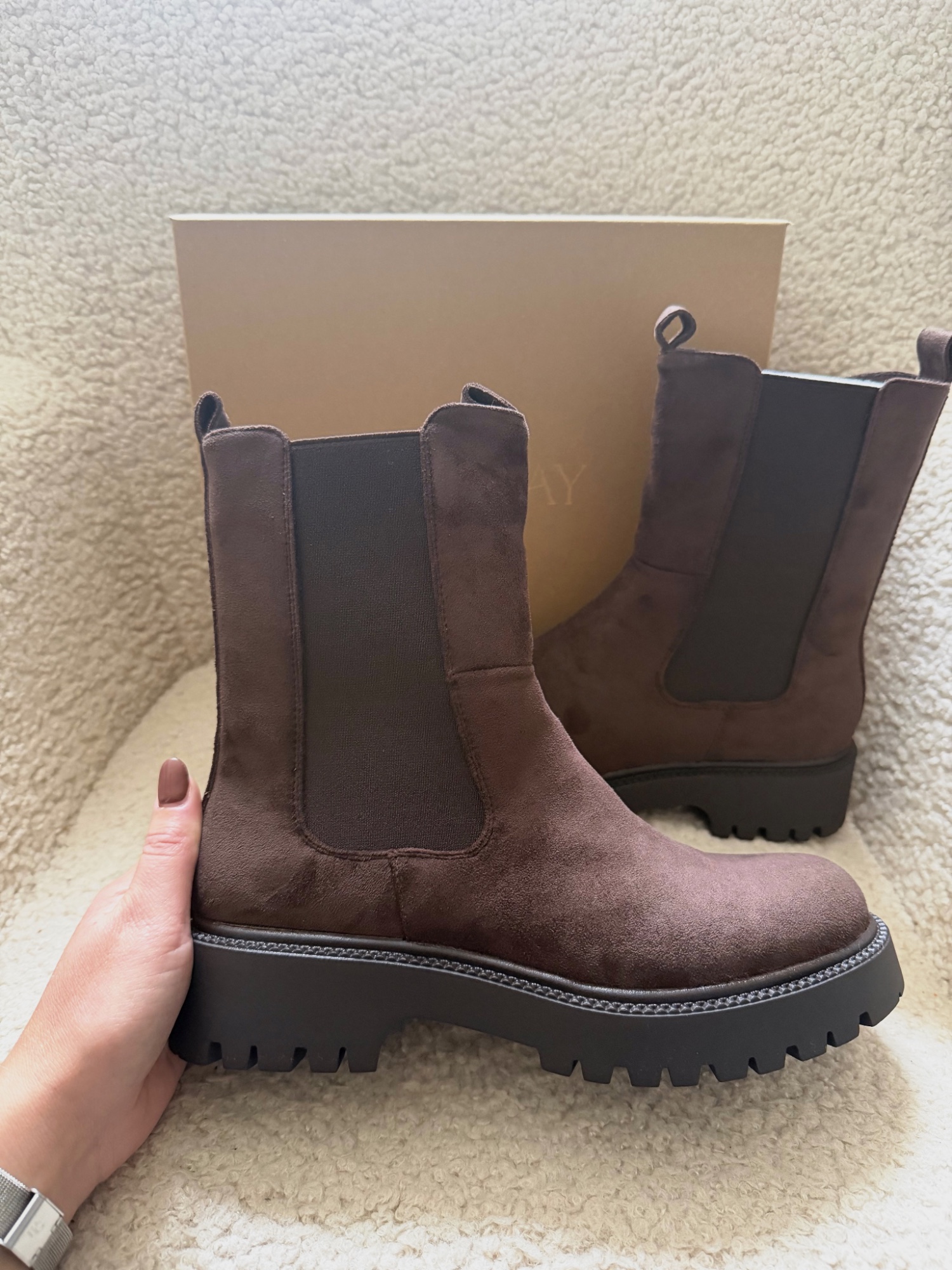 Bottines marron findlay 