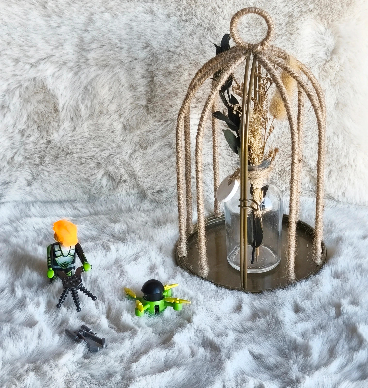 💚 agent. Playmobil avec son drone 💚