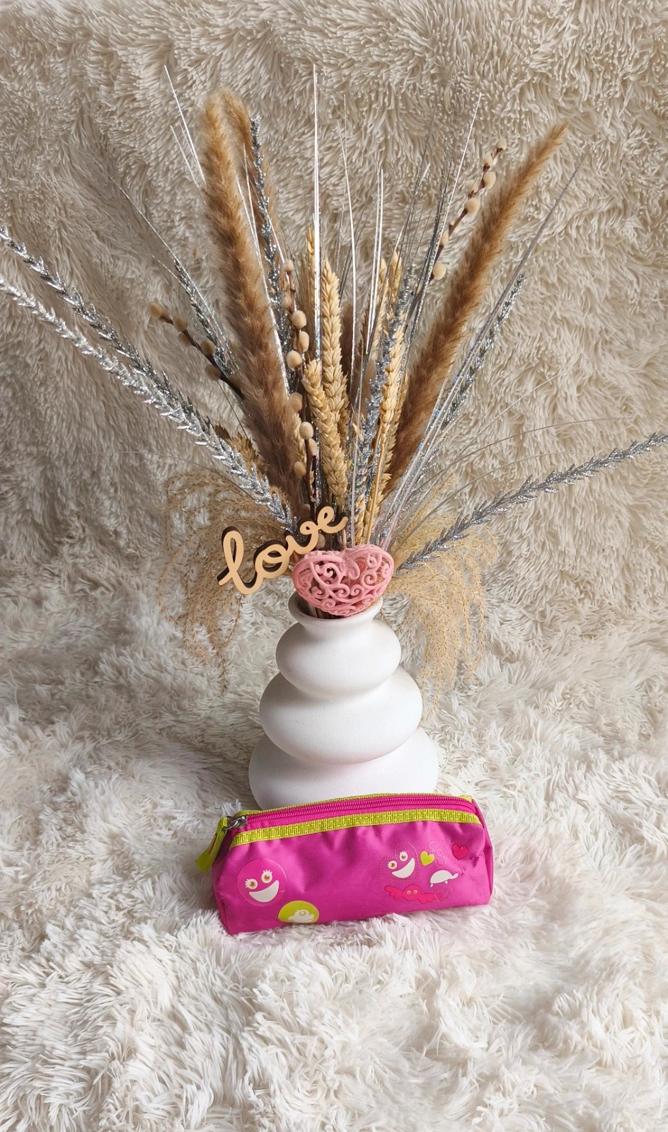 💗 trousse rose fushia 💗