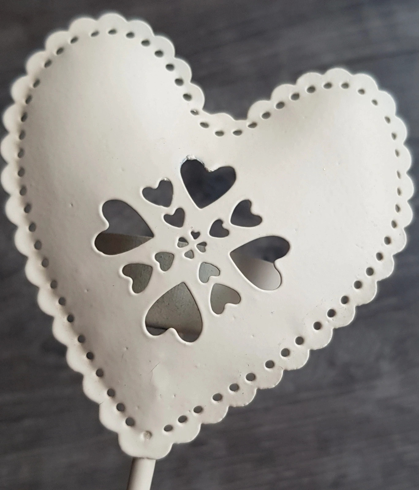 🤍 petit bougeoir en métal forme cœur 🤍 – Maisons du Monde – taille Taille unique 4