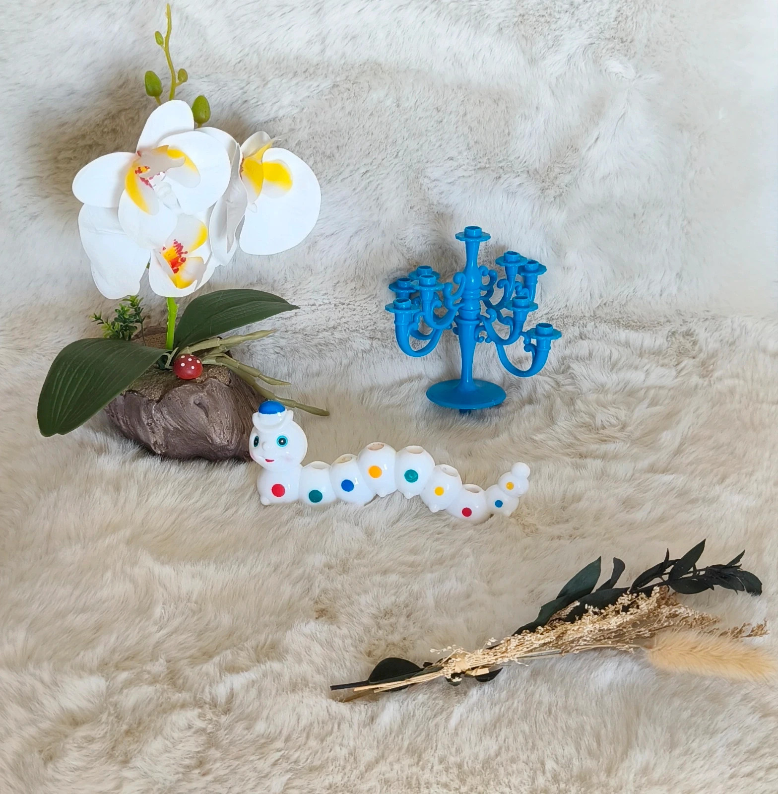 💙 Lot de 2 décorations pour gâteau d'anniversaire 💙