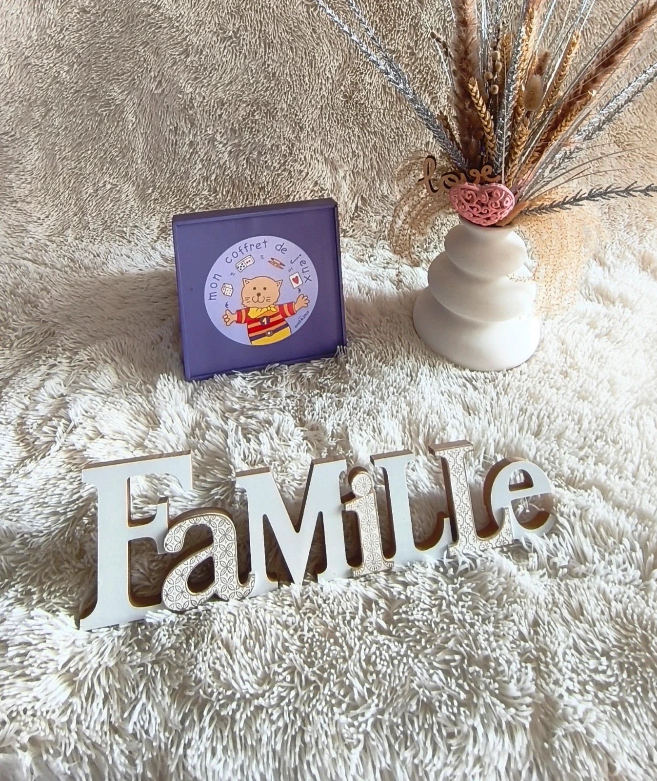 💜 coffret de minis jeux de société en bois 💜
