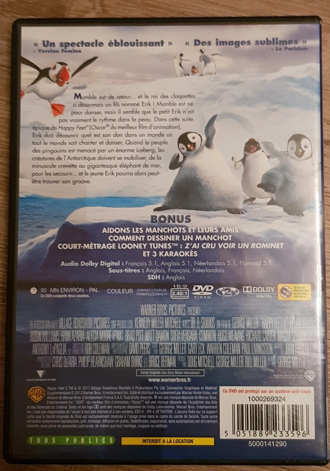 💙 DVD "happy feet 2" 💙 – Autre – taille Taille unique 3