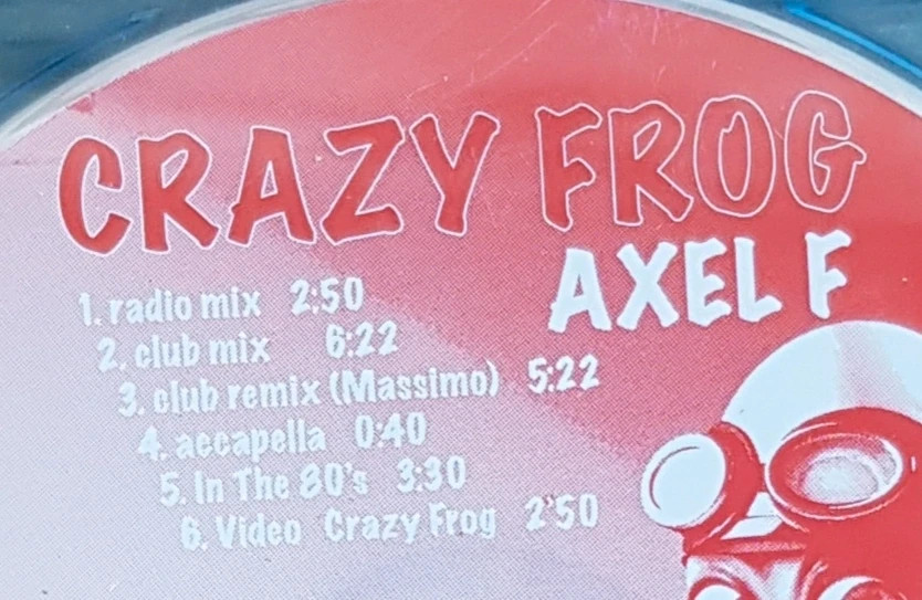 💗 CD audio "crasy frog" 4