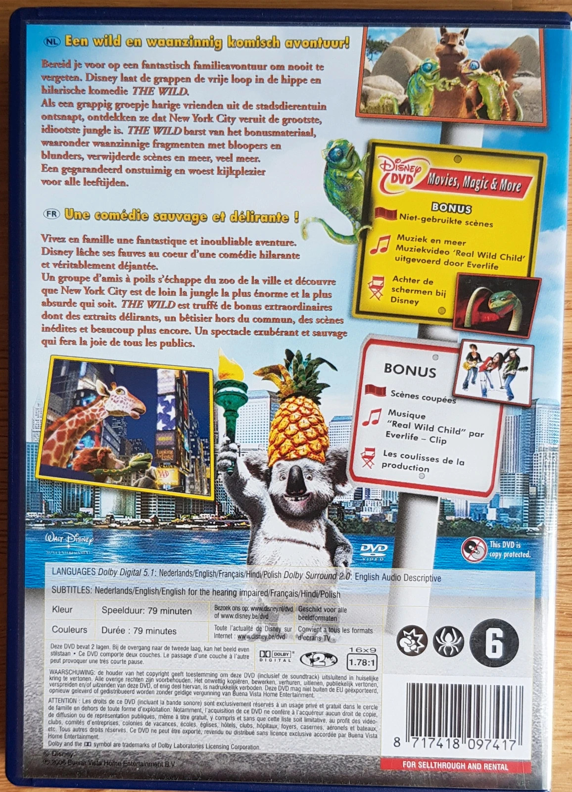 🧡 DVD " the wild" 🧡 – Disney – taille Taille unique 3