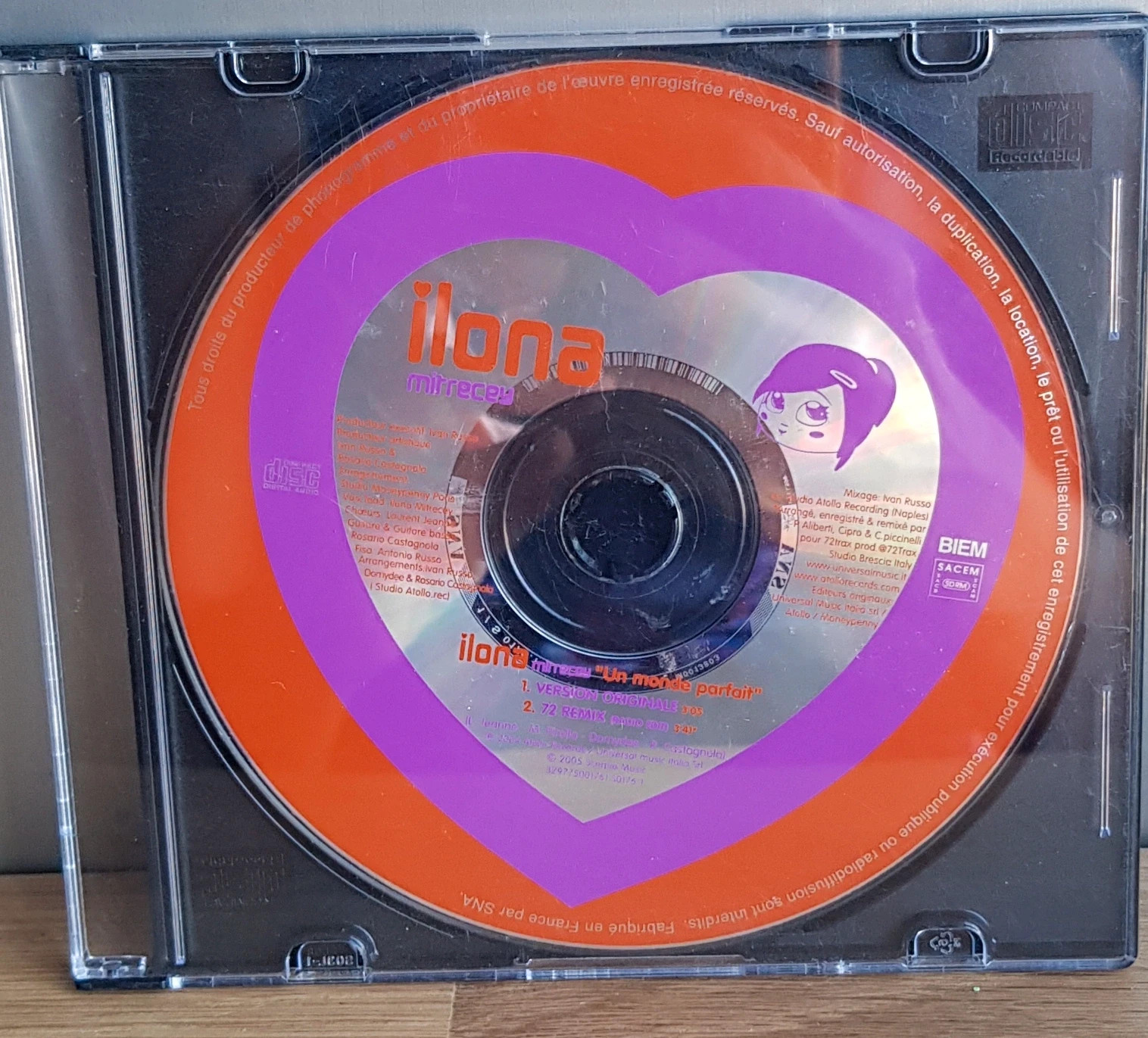 🧡 CD audio "Ilona" un monde parfait 🧡 3