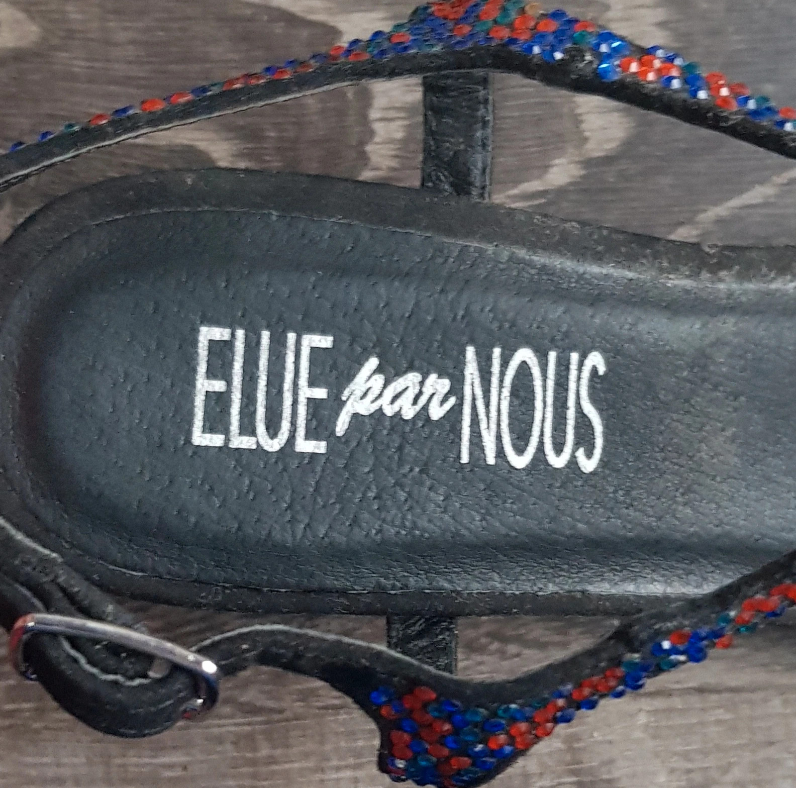 💙 sandales multicolore à Strass T36 💙 – Elue par nous – taille 36 4