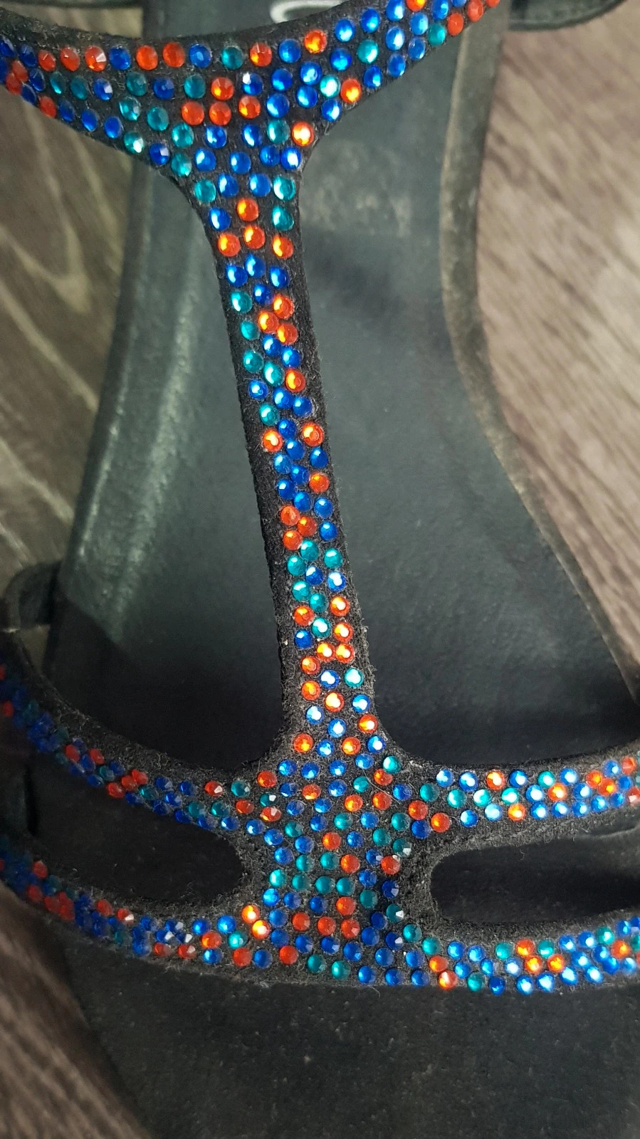 💙 sandales multicolore à Strass T36 💙 – Elue par nous – taille 36 5