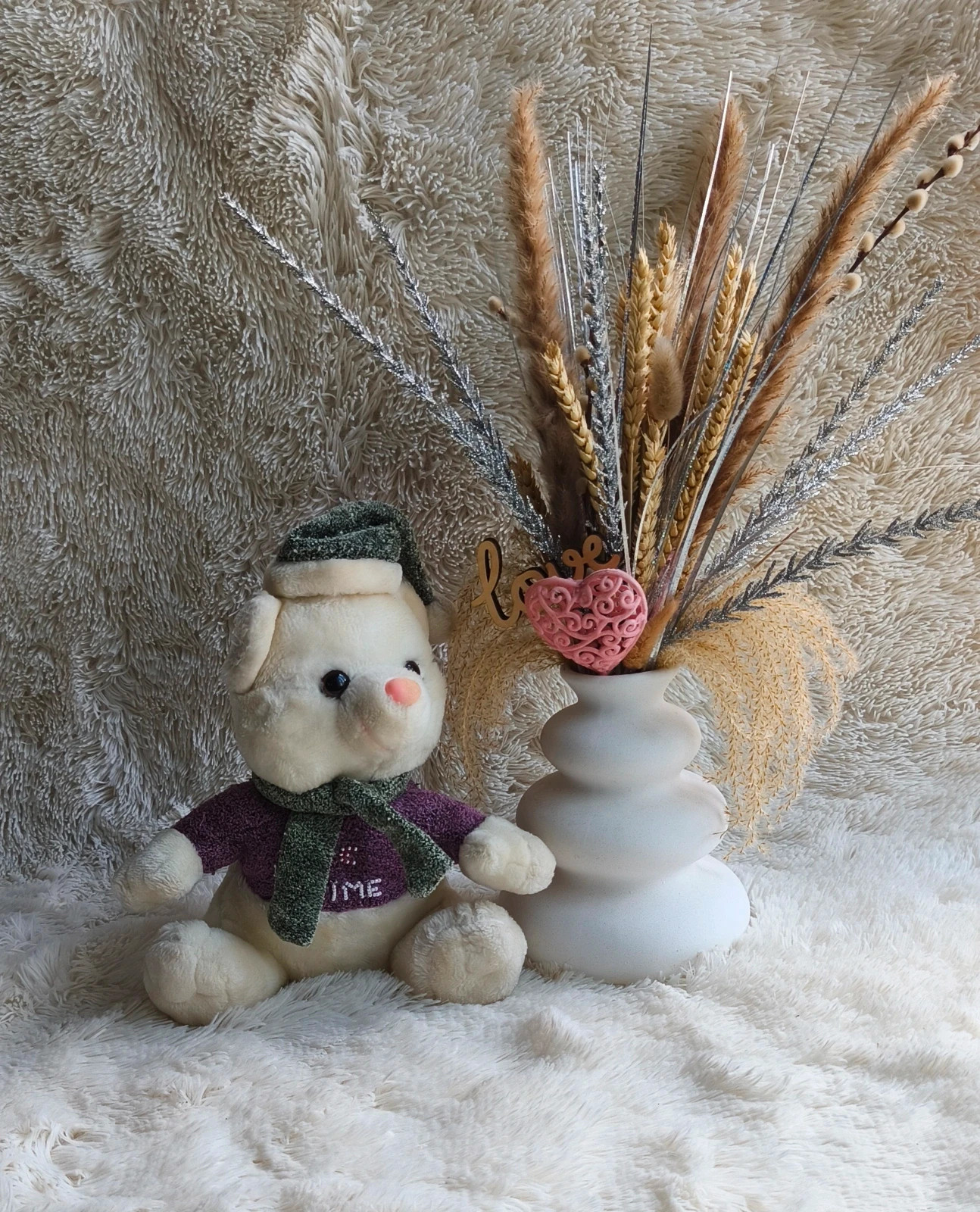 🤍 ours en peluche "je t'aime" 🤍