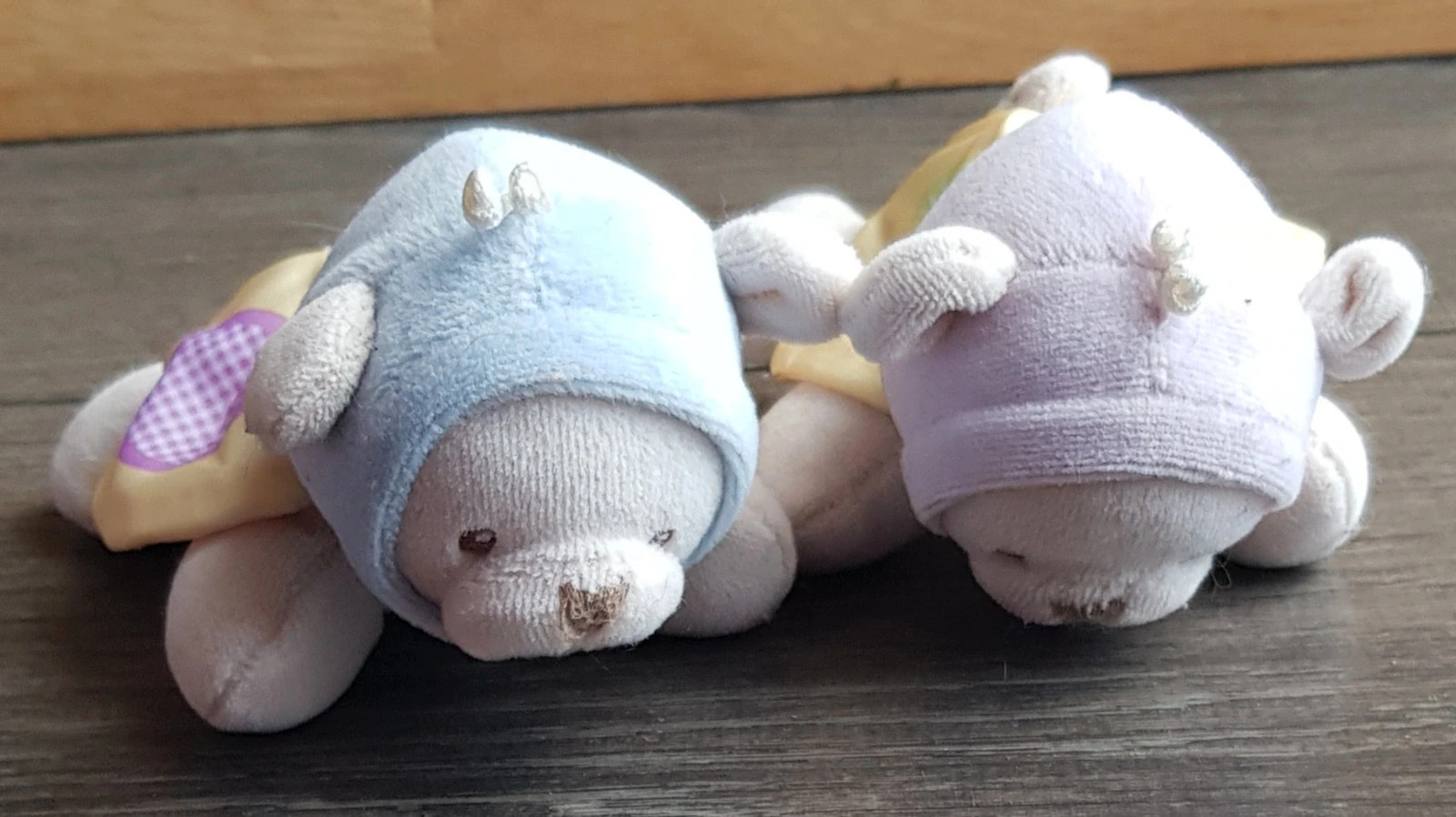 🩷 lot de 2 petites peluches papillons 🩵 – Tex Baby – taille Taille unique 3