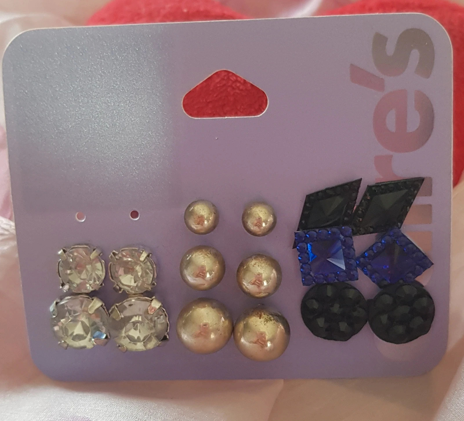 🤍 lot de 8 boucles d'oreilles fantaisie 🤍 – Claire's – taille Taille unique 2