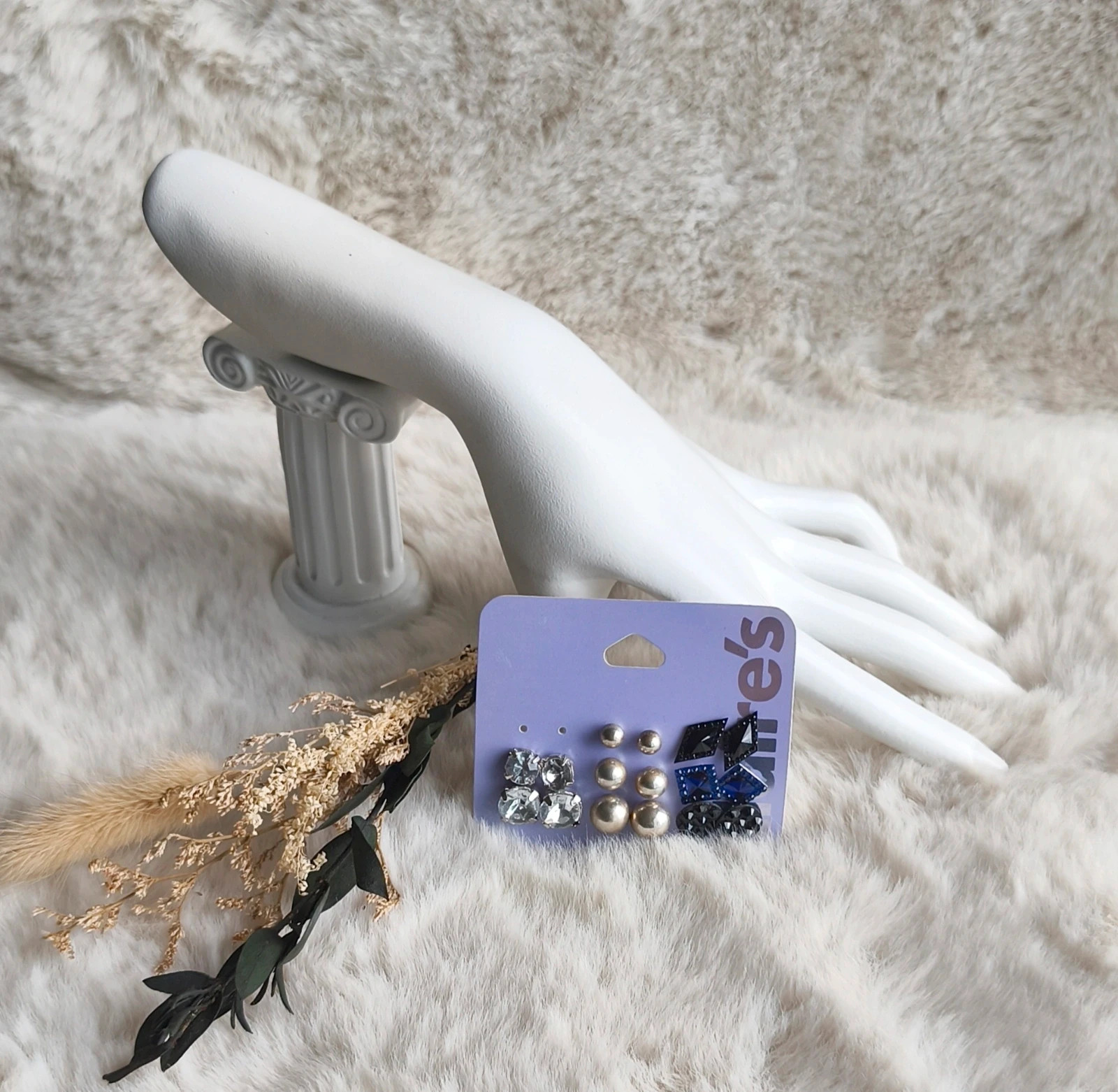 🤍 lot de 8 boucles d'oreilles fantaisie 🤍