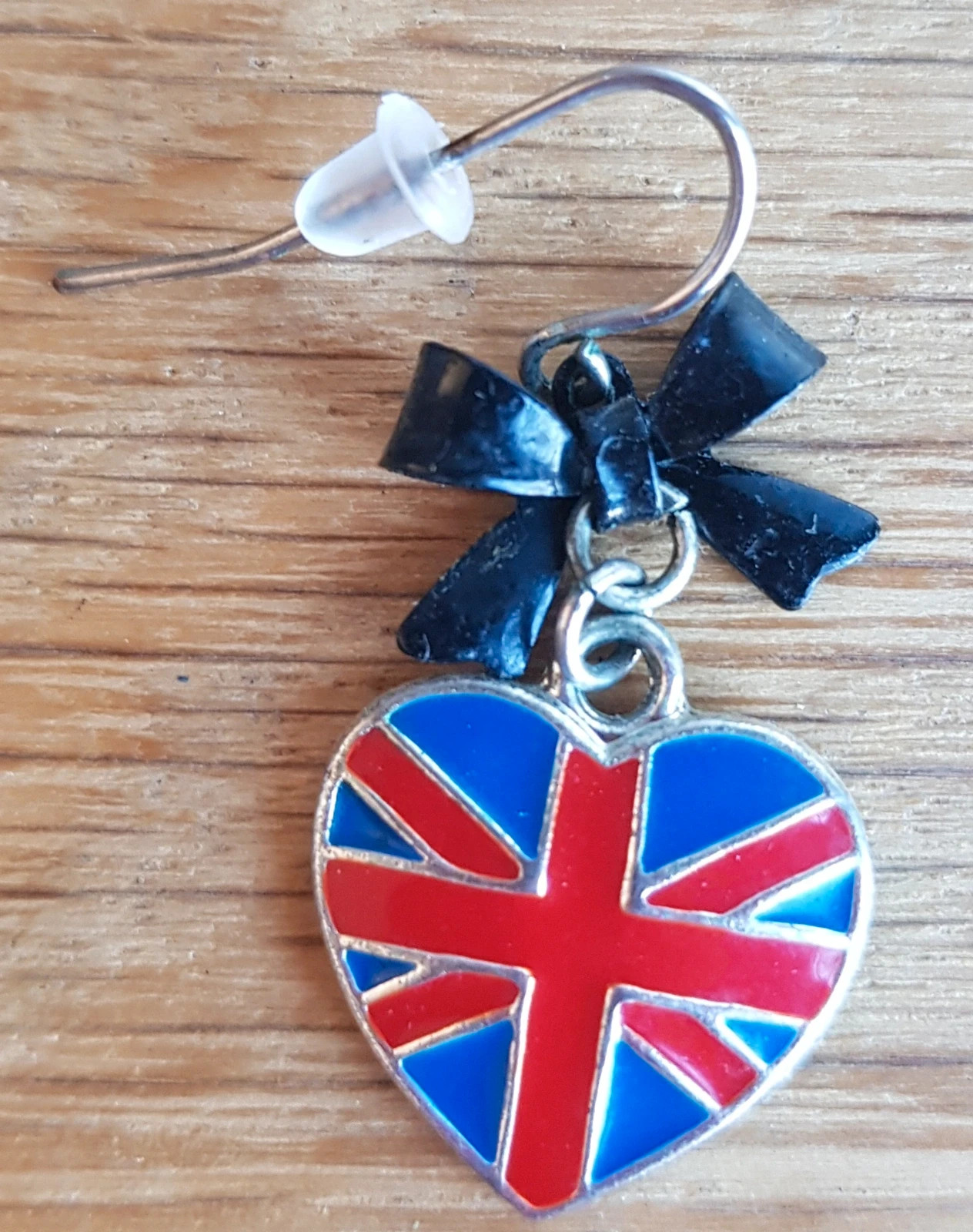 💙 boucle d'oreille thème Angleterre 💙 – Claire's – taille Taille unique 4