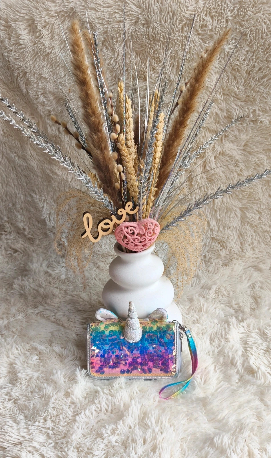 🤍 porte monnaie licorne multicolore 🤍