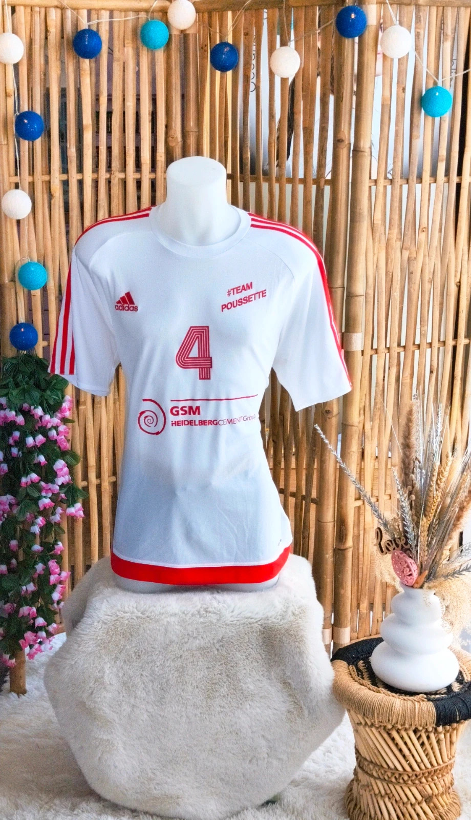 🤍 tee-shirt manches courtes numéro 4 homme taille XL 🤍