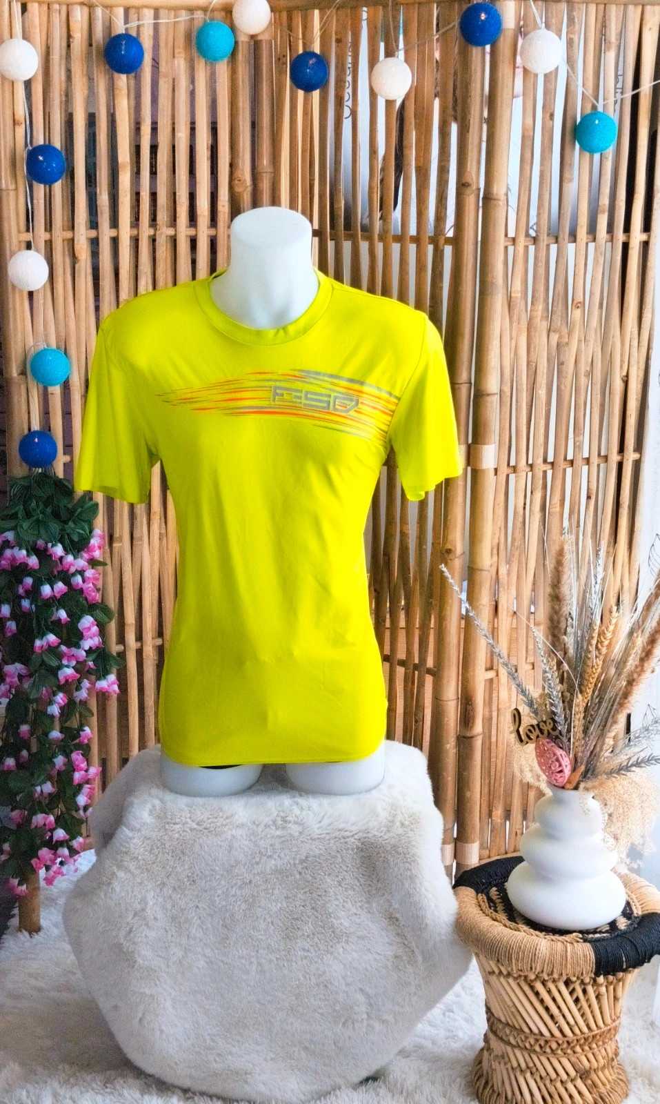 💛 tee-shirt manches courtes de sport homme taille L 💛