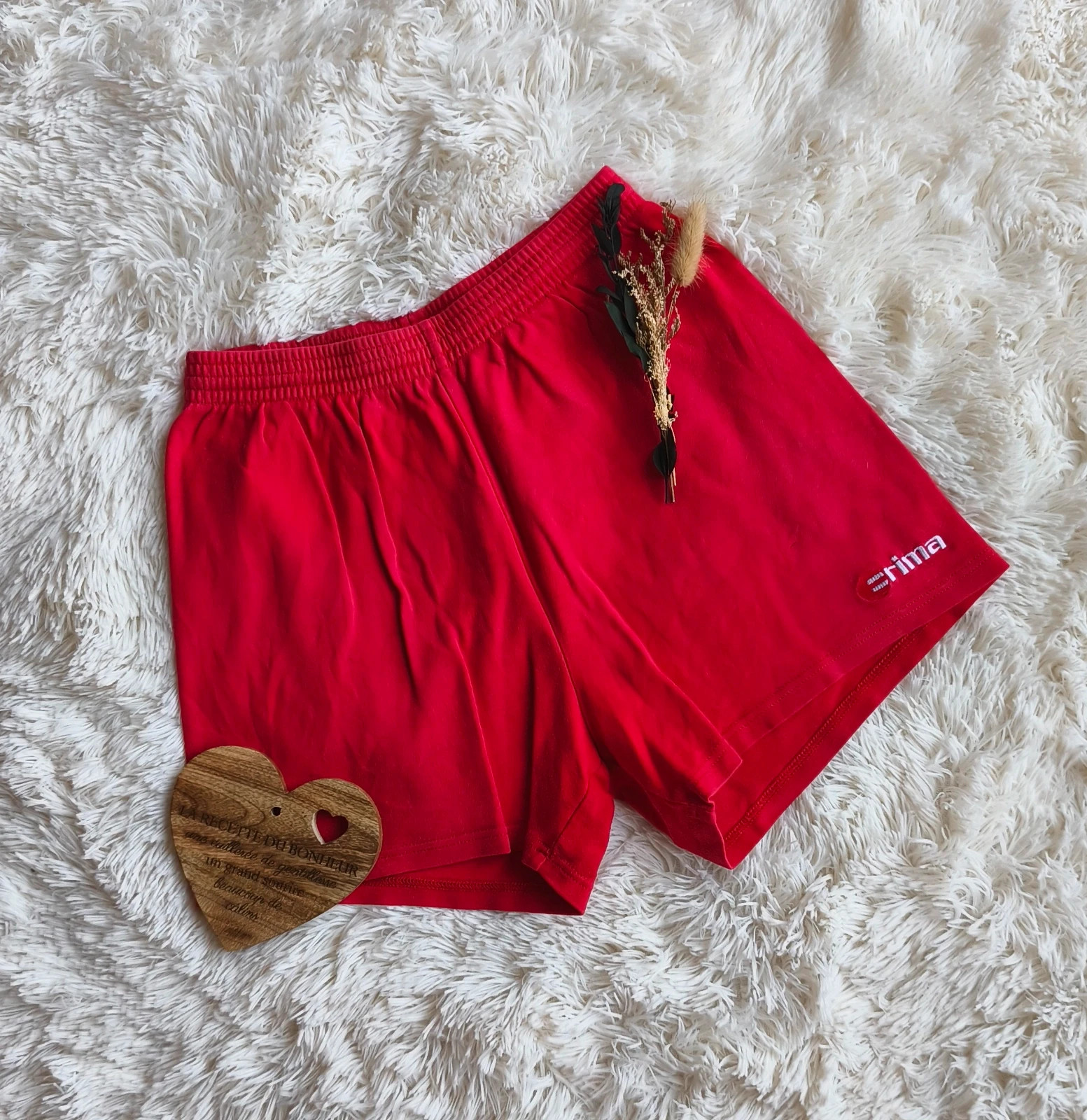 💗 short rouge de sport homme taille XL 💗