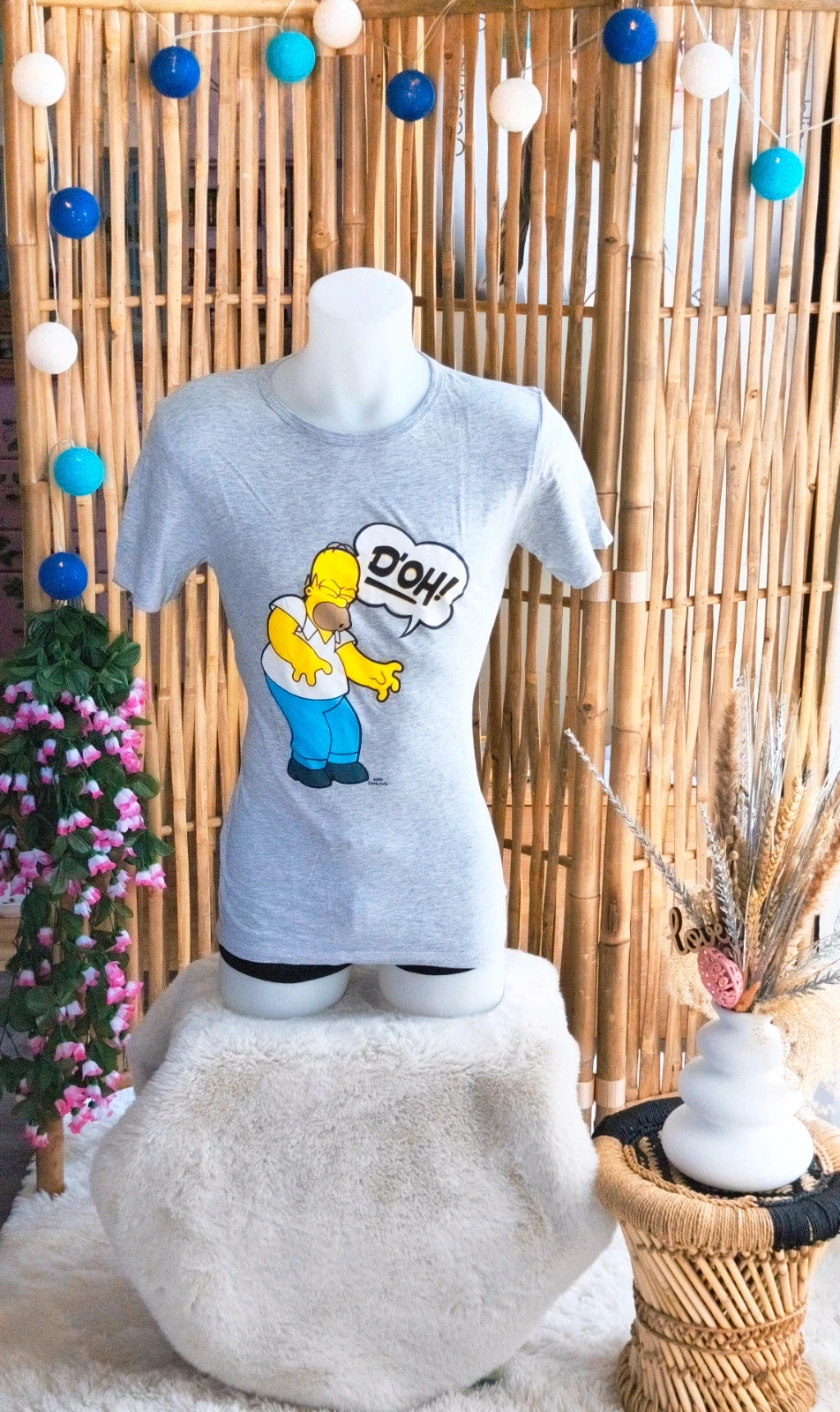 🩶 tee-shirt manches courtes the Simpsons homme taille M 🩶