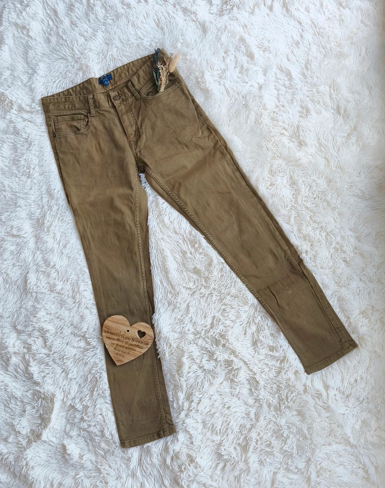 💚 jeans kaki homme taille M 💚