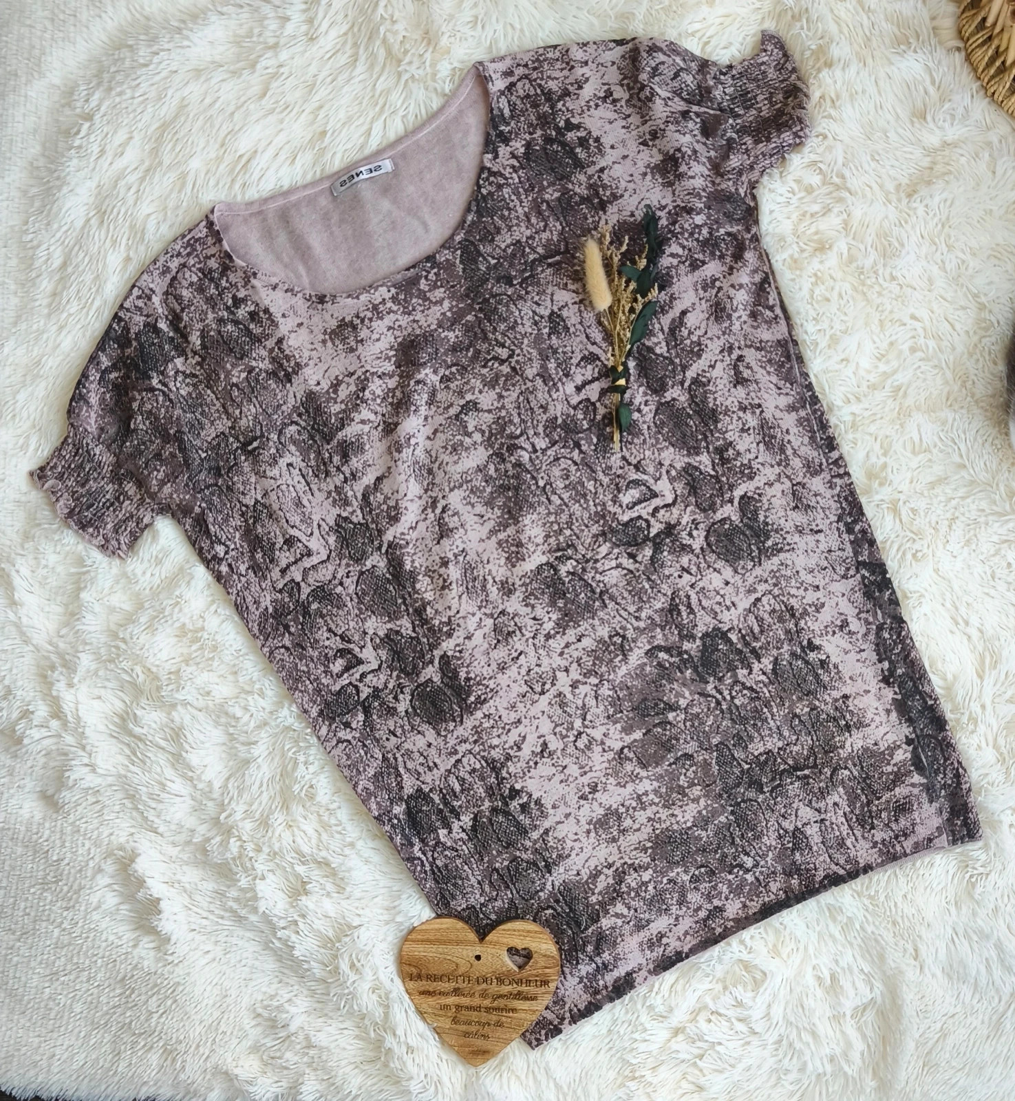 🤎 tunique bariolé chauve-souris femme TU 🤎 – Senes – taille Taille unique 2