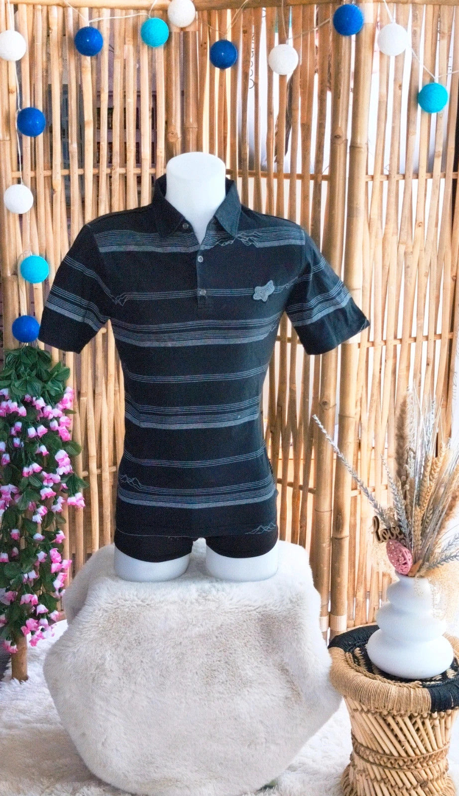 🖤 Polos rayures homme taille S 🖤