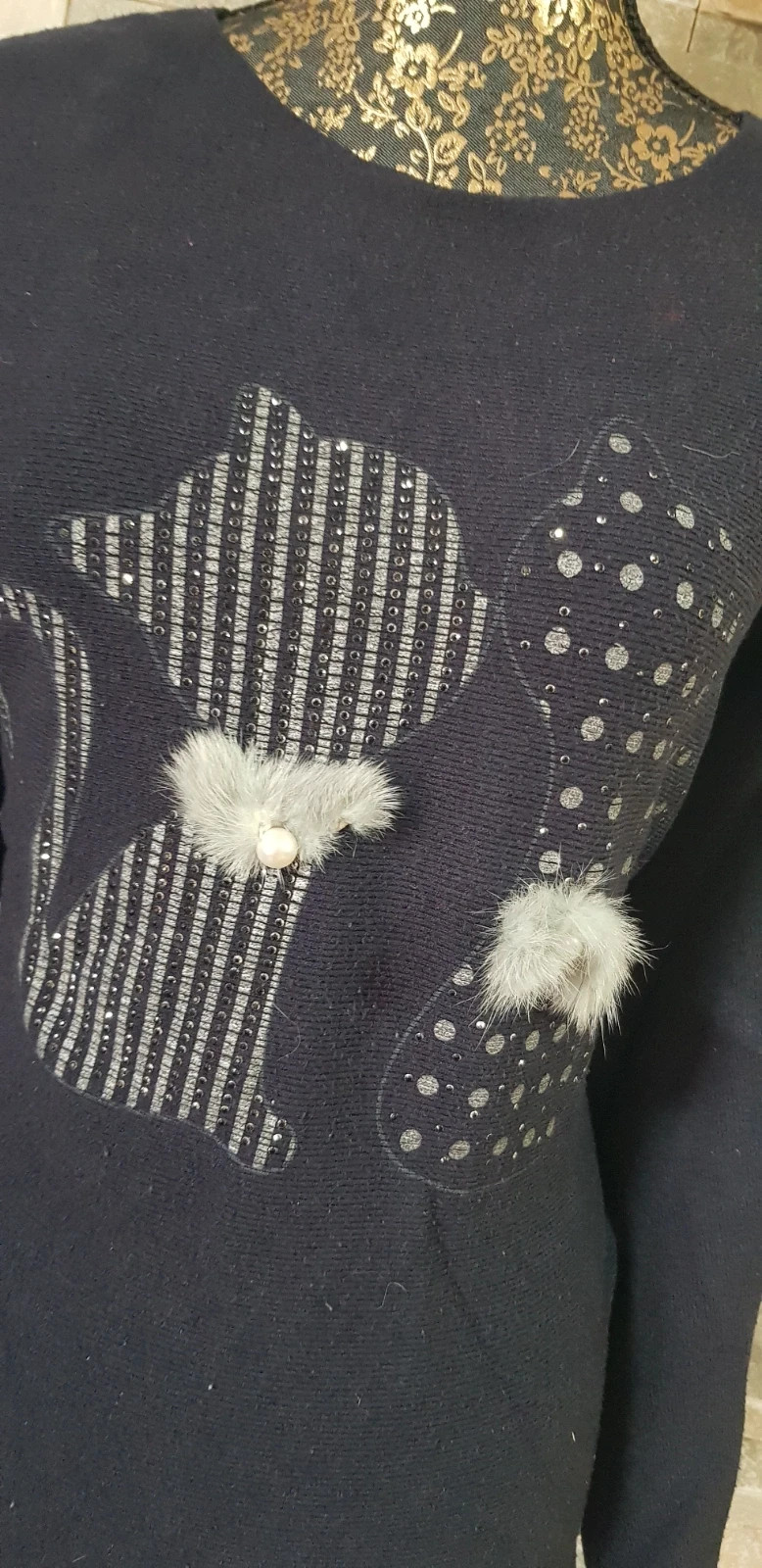 💙 pull chauve-souris femme TU 💙 – Moewy – taille Taille unique 4